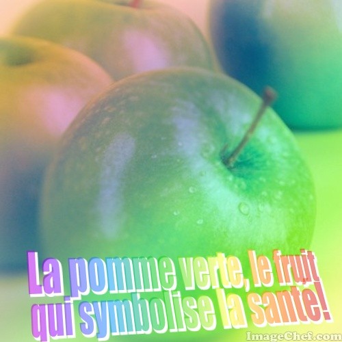 La Pomme Verte Le Fruit De La Sante